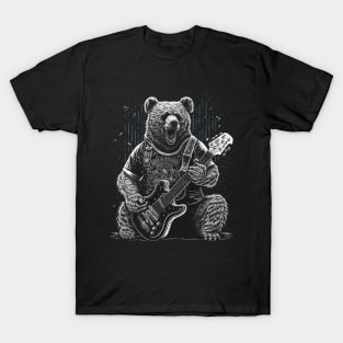 Bear Playing a Guitar T-Shirt